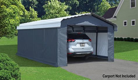 metal carport enclosure kits|metal carport end enclosure kit.